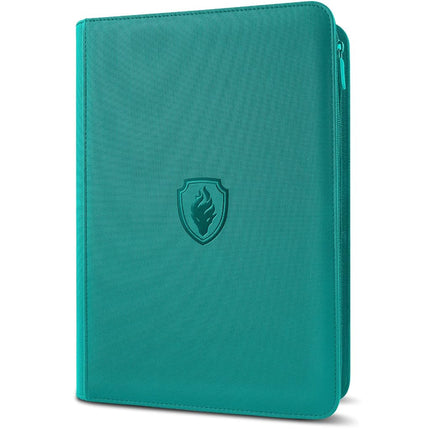 Fabmaker 9 Pocket Trading Card Binder -Zipper PU C