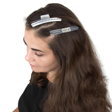 Hair Clips - Set of 10 - Aluminum 3.5 Butterfly Wave Setting Clips for Finger and Marcel Wave Hairstyles