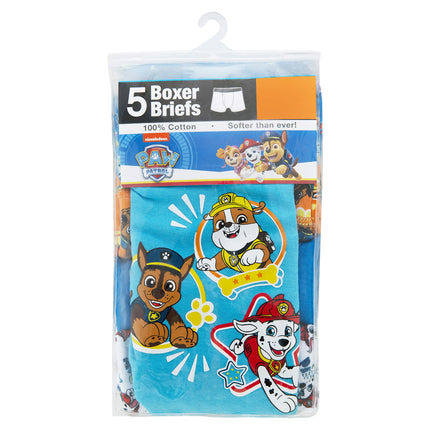 Nickelodeon Boxer pour bébé garçon Pat Patrouille, lot de 5, imprimés assortis Pat Patrouille, 2T/3T