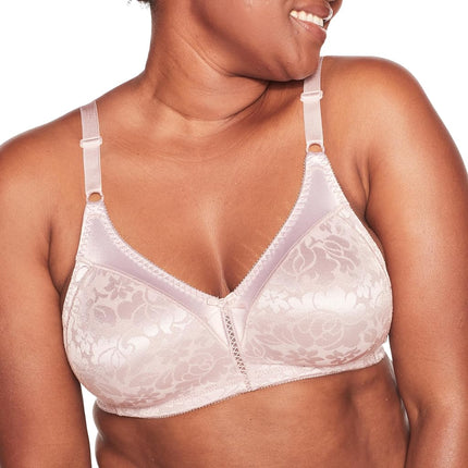 Bali Double Support Wireless Bra, Lace Bra with St