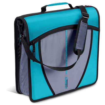 Case-it The Mighty Zip Tab Zipper Binder - 3 Inch 