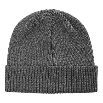 Cole Haan Heritage Rib Cuff Wool Beanie Hat, One Size, Guaranteed Grey, One Size