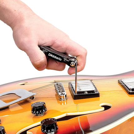 D'Addario Accessories Guitar/Bass Multi-Tool, by D'Addario (PW-GBMT-01)