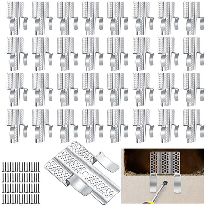 moonoom 32 Pack Drywall Repair Clips, 1/2 inch Dry