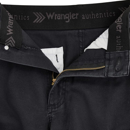 Wrangler Authentics Men's Comfort Flex Waist Cargo Short, Caviar, 48