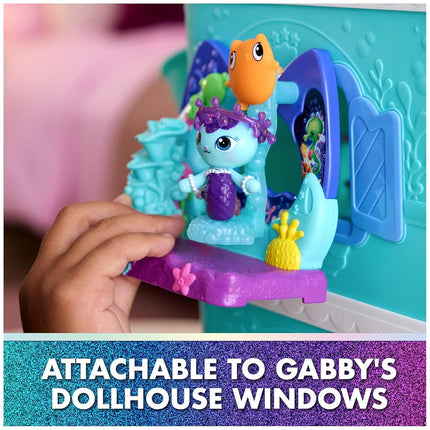 Gabby's Dollhouse Playset Movie Aquarium Balcony