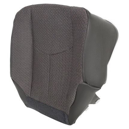 Housse de siège de voiture ECOTRIC, housse de siège inférieur côté conducteur compatible avec Chevy Silverado 2003-2007, housse de siège inférieur côté conducteur gauche gris foncé