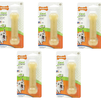 Nylabone FlexiChew Dental Bone Regular Size Chicke