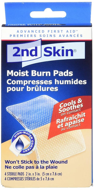 Spenco 2nd Skin Moist Burn Pads, Medium (2 x 3 Inc