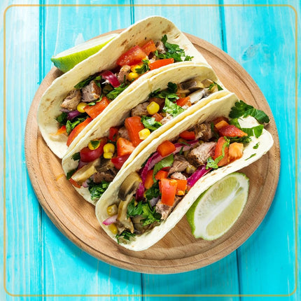 Nostalgia Taco Tuesday Kit Includes Tortilla Warmer, 3 Salsa Bowls, 4-Set Shell Holders, Mortar & Pestle