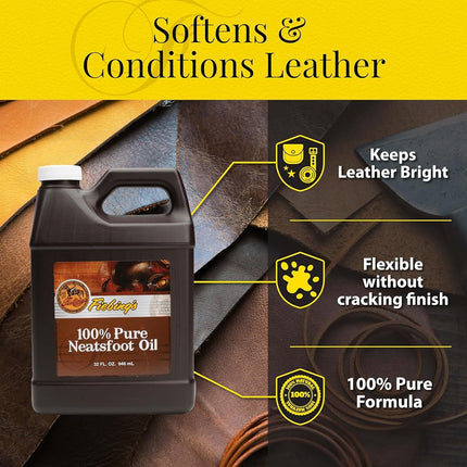 Neatsfoot Oil Leather Conditioner Size: 32 oz.
