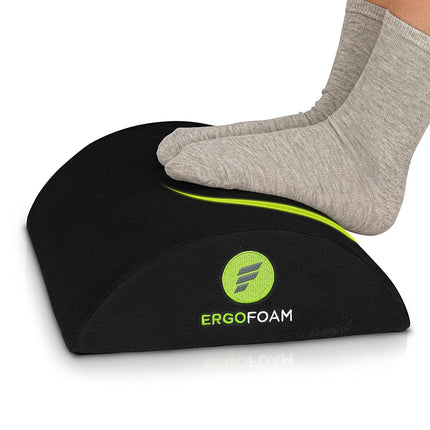 ErgoFoam Ergonomic Foot Rest Under Desk | Premium 