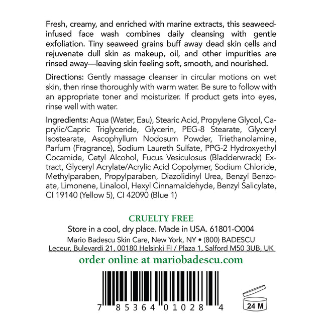 Mario Badescu Seaweed Cleansing Soap 472ml