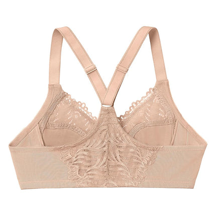 Glamorise Front-Closure T-Back Wonderwire Underwire Bra 1246 (Women's & Women's Plus)