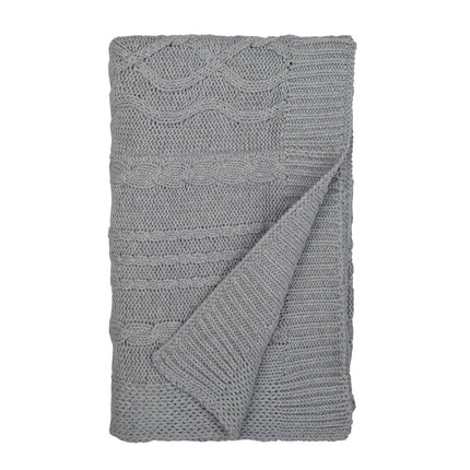 Burt's Bees Baby - Cable Knit Blanket, Baby Nursery & Stroller Blanket, 100% Organic Cotton, 30" x 40"