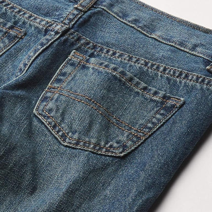 The Children's Place Jeans Garçon Coupe Droite Basique, Carbon Wash/Dk Jupiter Lot de 2, 7