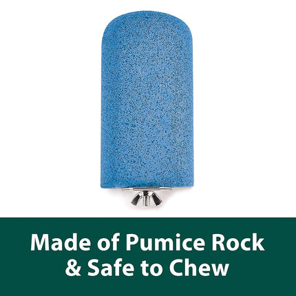 Kaytee Pumice Rock Lava Ledge, Attaches to Cage, Chewing, Teeth and Beak Grinding, for Chinchillas, Ferrets, Rabbits, Birds (Assorted Colours)
