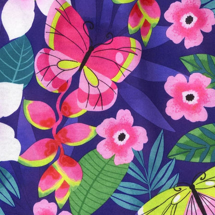 The Children's Place The Children's Place Ensemble de pyjama pour filles Caraco et short à manches courtes, 2 pièces, Floral, XX-Large, Floral, XXL
