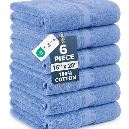Lane Linen 100% Cotton Hand Towels for Bathroom - 