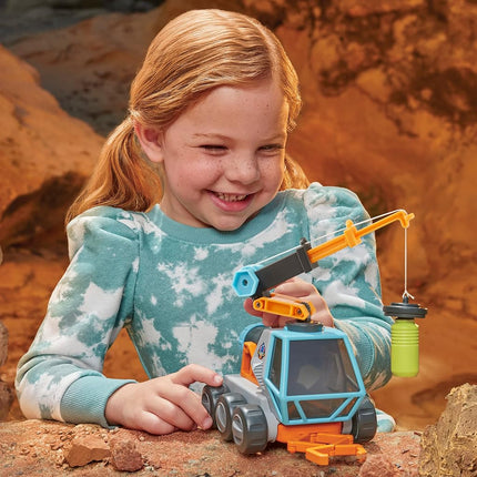 Little Tikes Big Adventures Space Rover STEM Toy - Includes Vehicle with Microscope, Magnetic Crane, Extending Grabber, and Movable Magnetic Cannister - Great for Kids Ages 3+