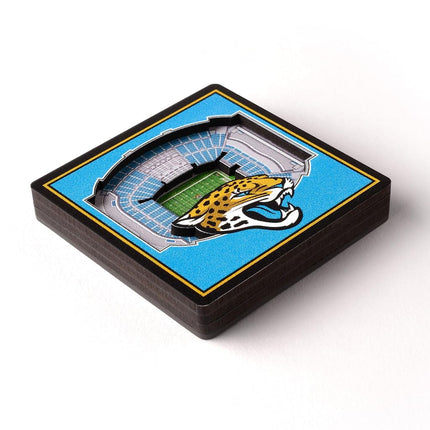 YouTheFan NFL Jacksonville Jaguars 3D StadiumView Magnets - TIAA Bank Field