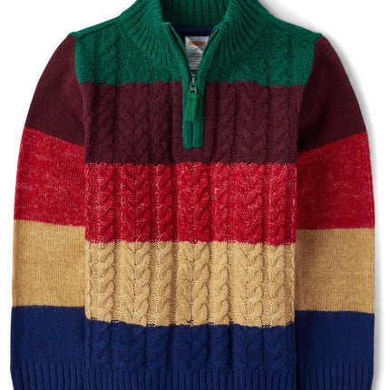 Gymboree Boys' and Toddler Long Sleeve Quarter Zip