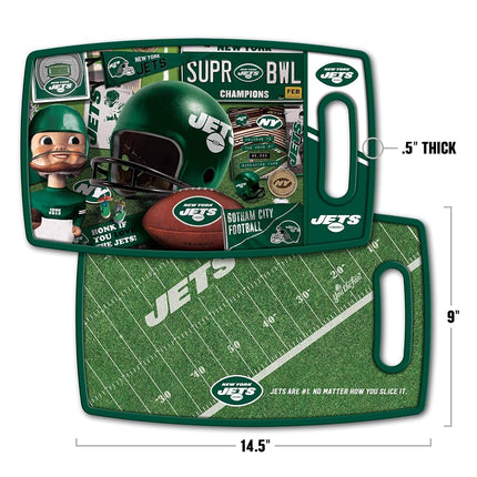 YouTheFan NFL New York Jets Retro Series Cutting Board