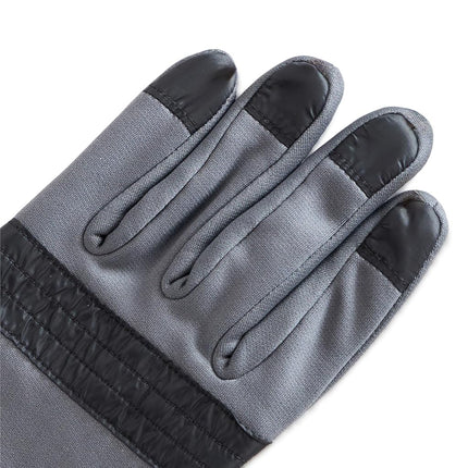 Under Armour boys Storm Fleece Gloves, (012) Pitch Gray / Black / Black, Medium