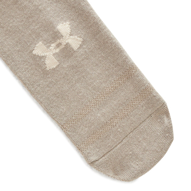 Calcetines de tripulación esenciales unisex para adultos de Under Armour (6 pares), (279) Stone / Stone / Timberwolf Taupe, Pequeño