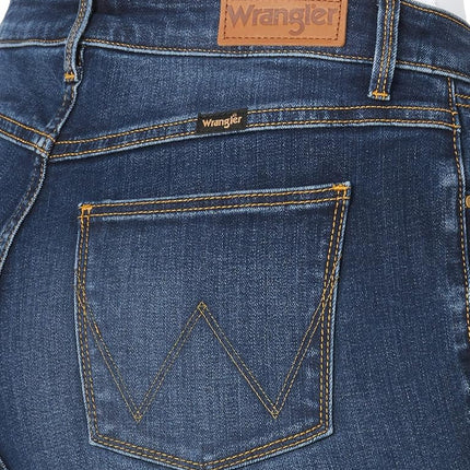 Wrangler Women's High Rise True Straight Fit Jean, Stockton, 14W x 32L