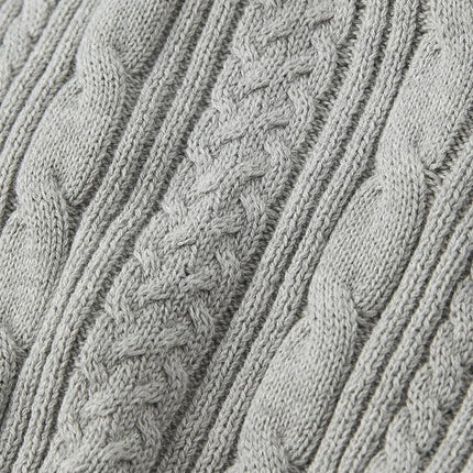 Gymboree Boys and Toddler V-Neck Cable Knit Sweater Vest, Smoke Gray, 4T