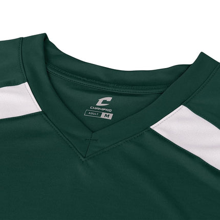 CHAMPRO Women's Check Fastpitch Softball Jersey, Forest Green, White, XX-Large