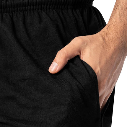 Fruit of the Loom Men's Eversoft Cotton With Pockets (S - 4xl) Casual Shorts, 2 Pack Black, 3XL UK