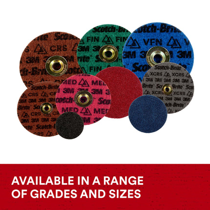 Scotch-Brite Precision Surface Conditioning TN Quick Change Disc, PN-DN, Medium, 4-1/2 in, Trial Pack