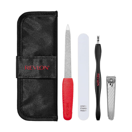 Revlon Nail Care Set with Travel Case, Dual Ended 