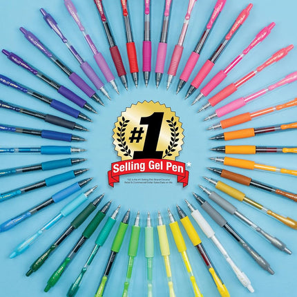 Pilot G2 Premium Gel Pens, Gel Roller Pens, Fine Point 0.7 mm Assorted Colors 20