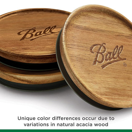 Ball Jar Wooden Storage Lids