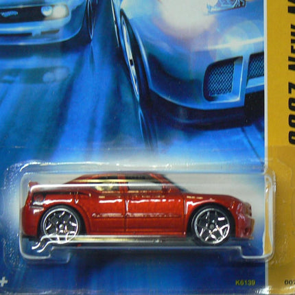 2007 New Models #7 Dodge Charger SRT8 Copper Red Body With Orange Spoiler #2007-7 Collectible Collector Car Mattel Hot Wheels