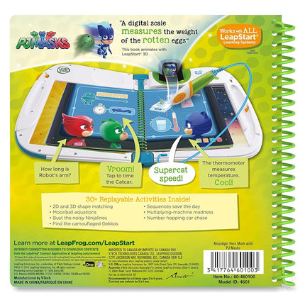 LeapFrog LeapStart 3D Héroe Nocturno de Matemáticas con PJ Masks
