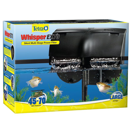 Tetra Aquarium Power Filter, Whisper EX70 for 45-7