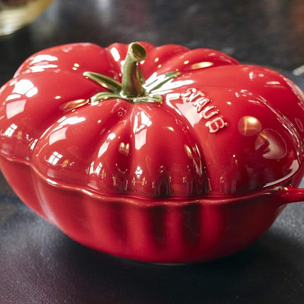 Staub 405118550 Tomato Casserole 40511-855-0 Enamelled Surface Ceramic