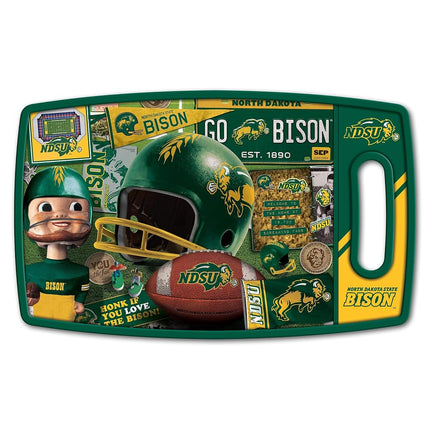 YouTheFan NCAA North Dakota State Bison Planche à découper style rétro