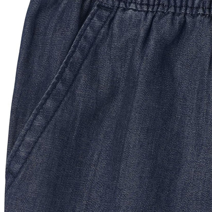 The Children's Place Shorts de mezclilla sin botones para niñas, azul marino, 14
