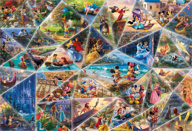 Ceaco - Thomas Kinkade - Collage de Disney - Rompecabezas de 2000 piezas