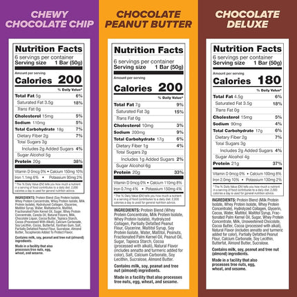 Paquete variado de barras Pure Protein Revolution - 31.74 oz. - 18 unidades.
