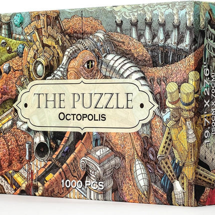 HUNGRY MINDS Octopolis 1000 Piece Jigsaw Puzzle fo