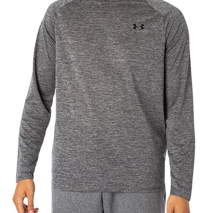 Under Armour Men's Ua Tech 2.0 Ls T Shirt, Pitch Gray Black, XXL EU