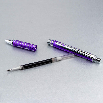 Pentel EnerGel Alloy RT Premium Gel Ink Pen, (0.7mm), Barrel, Black Ink, 1 Pack (BL407ABPA)