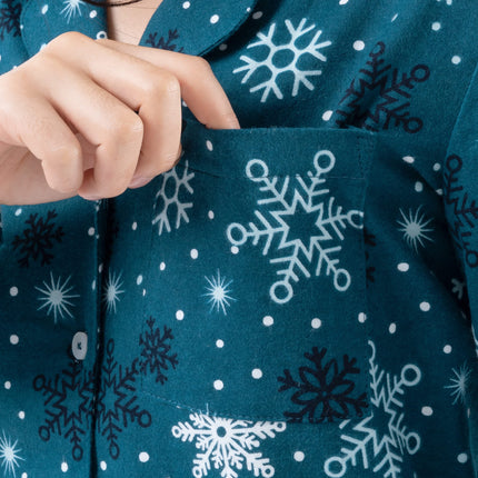 Camisón de franela para mujer Fruit of the Loom, Snowflake, 4X