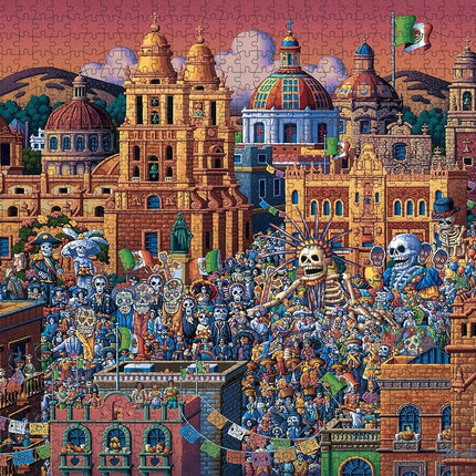 Buffalo Games - Eric Dowdle - Day of The Dead - 1000 Piece Jigsaw Puzzle for Adults Challenging Puzzle Perfect for Game Nights - Finished Puzzle Size is 26.75 x 19.75